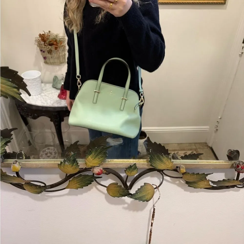 kate spade Sage Green Leather Satchel